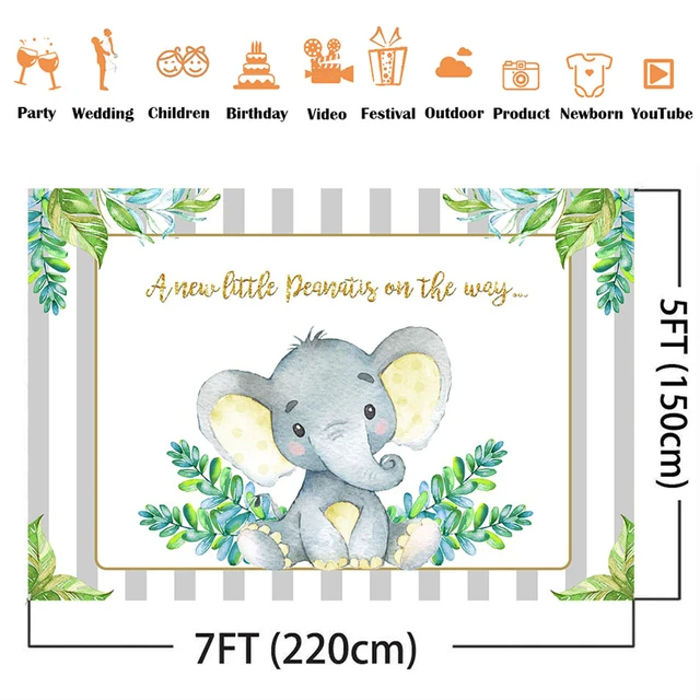 Tétine personnalisée éléphant - Safari Babies