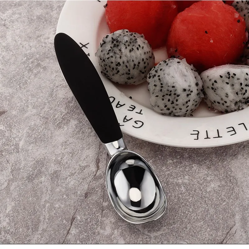 Ice Cream Scoops Stacks Creative Kitchen Gadget Zinc Alloy Digging Ball Spoon Ice Cream Dessert Spoon For Home Restaura