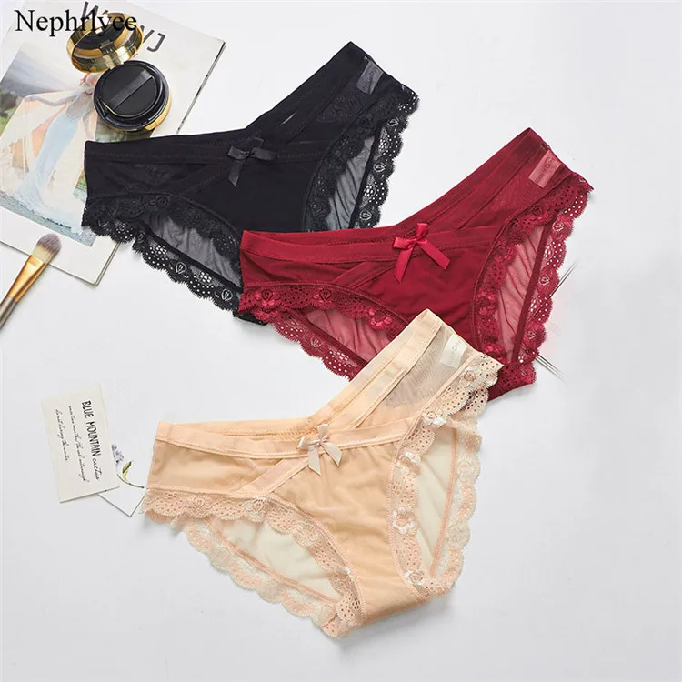 high waisted lingerie Sexy Mesh Panties for Woman Underwear Soft Breathable Lingerie Female Briefs Panty Sexy Transparent Women's Underpants sheer panties