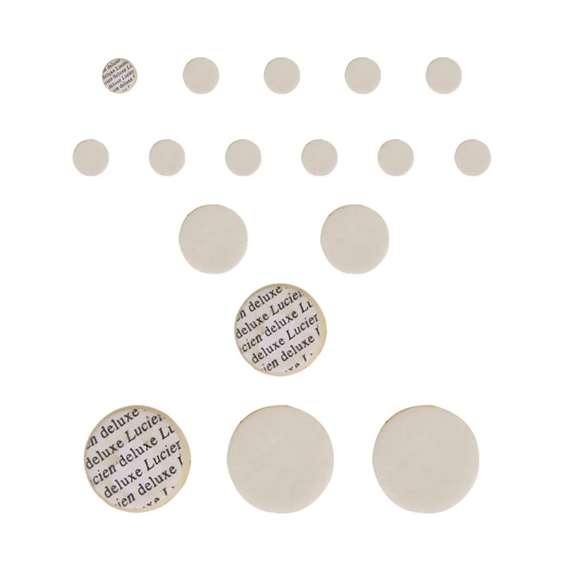 17Pcs Faux Leather Clarinet Key Pads Musical Woodwind Wind Music Replacement