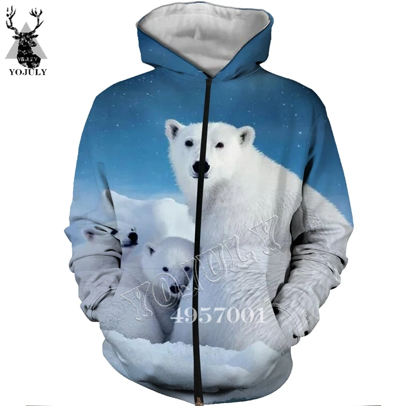 polar bear hoodies