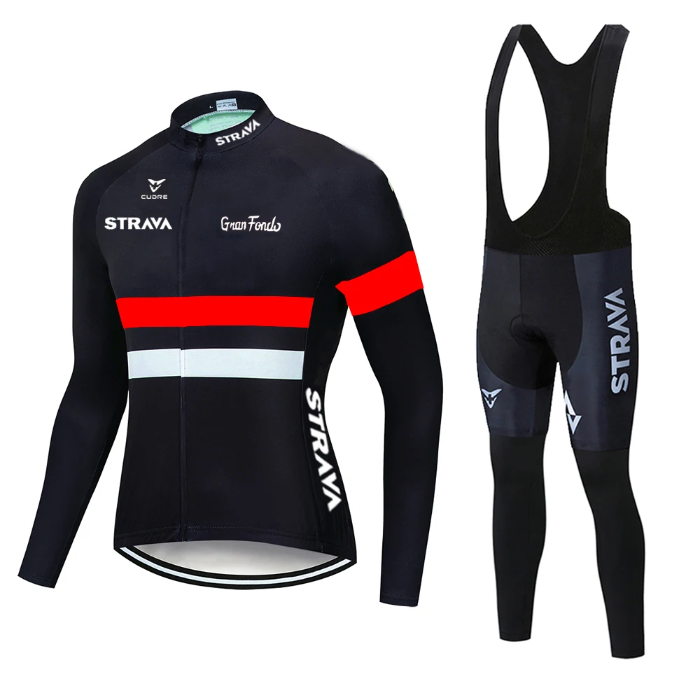 

STRAVA 2020 Autumn Cycling Long Sleeve Cycling Jersey Breathable and Quick-drying Cycling Jersey Sportswear Lightweight