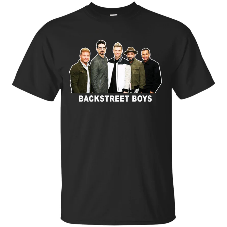 The Backstreet Boys T-Shirt Behind Scenes Black-Navy Short Men-Women . Fashion Tee Shirt | Мужская одежда