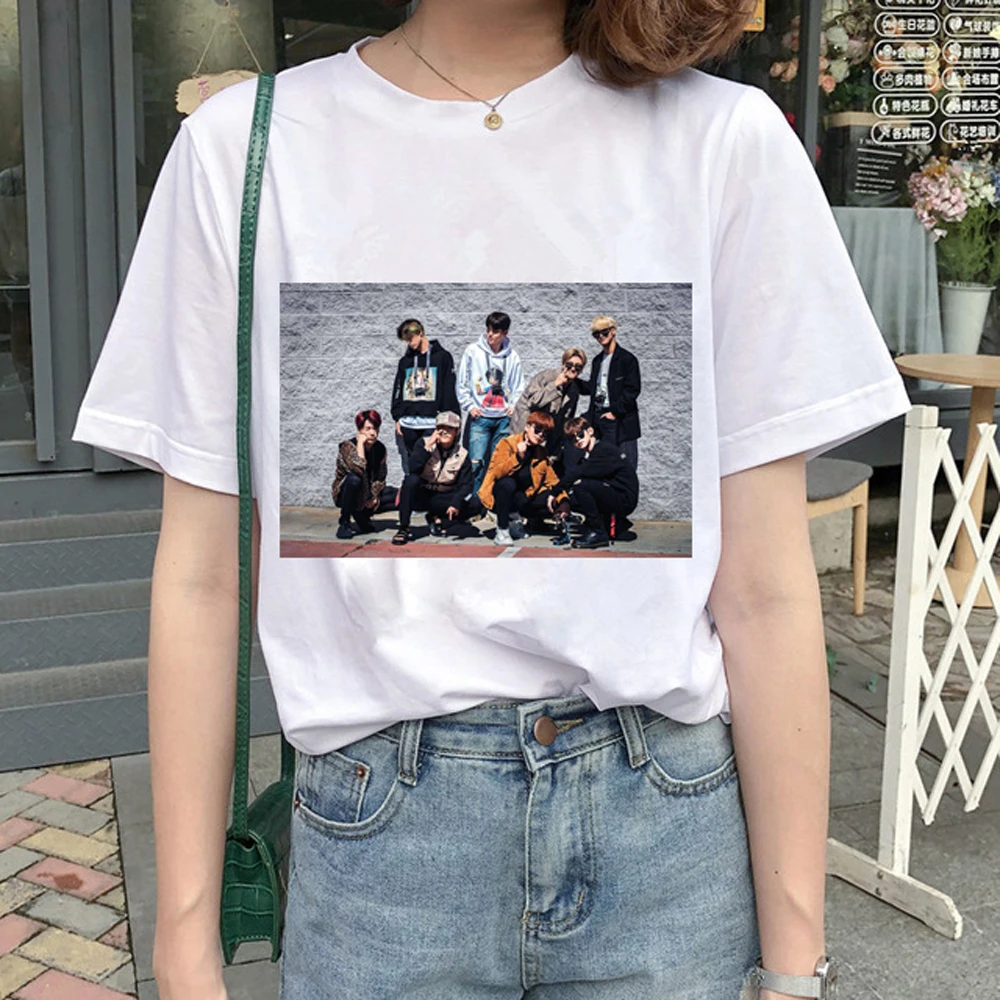 Ateez Male Group Harajuku Vintage Korean Style T Shirt Aesthetic Clothes Summer Women Short Sleeve Fashion E Girl Gothic Top T Shirts Aliexpress