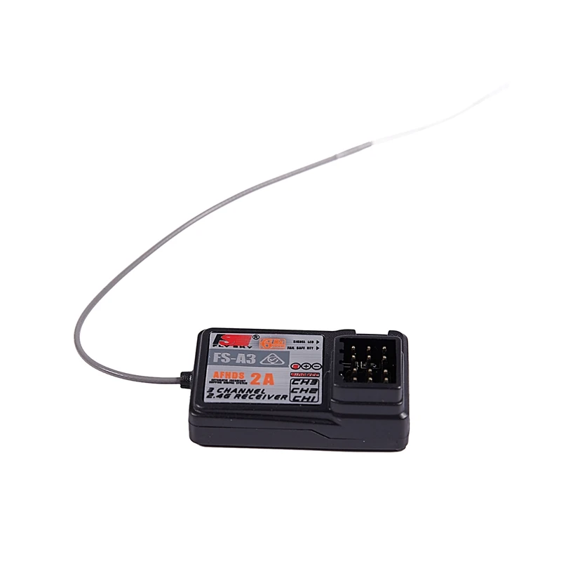 ABKT-Flysky 2 шт FS-A3 AFHDS2A 2,4G 3CH приемник для GT2E GT2G передатчик Черный