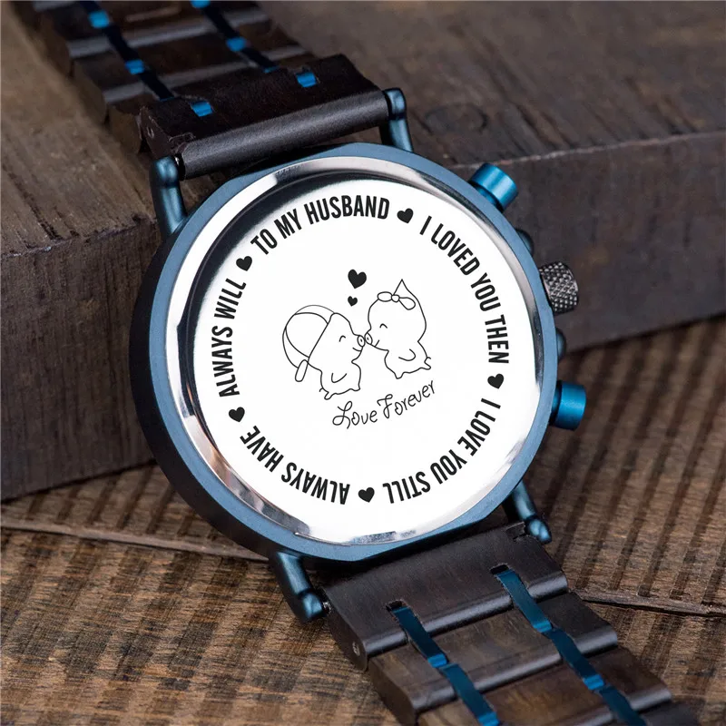 BOBO BIRD Mens Watch Customized Logo for Engrave Your Personalized Logo As Gift With Wooden Box Father's Day Gift reloj hombre