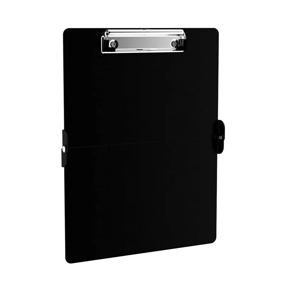 Foldable Aluminum Clipboard - 3 Layer, Low Profile Clip, Purple, No Cheat Charts
