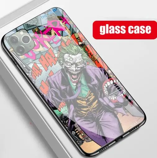 Joker Joaquin Phoenix чехол из закаленного стекла для телефона для iphone X XR XS MAX 11 pro 6 6S 7 8 plus samsung s8 s9 s10 plus note 8 9joker - Цвет: 10