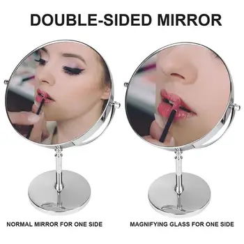 

7X Magnifying Makeup Mirror Bedroom Cosmetic Mirror Bathroom Standing Mirror Desktop Double Side Mirror Magnifying Makeup Mirror