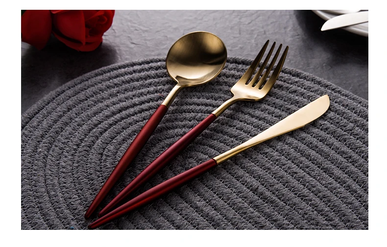 Onlycook 304 из нержавеющей стали западные столовые приборы набор Европейский стиль западные столовые приборы набор из 3