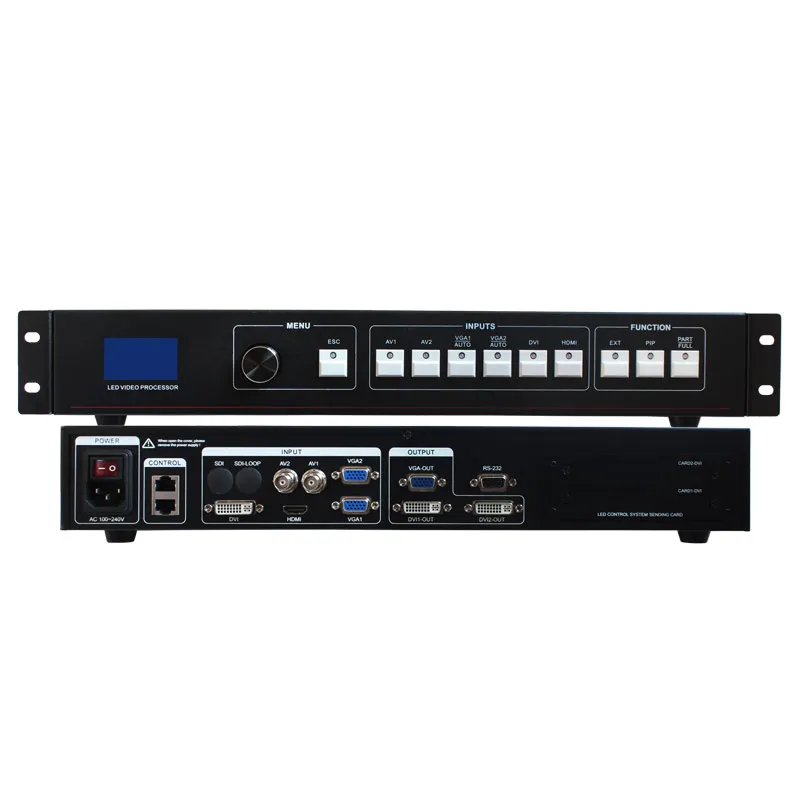 Лучший выбор mvp508 led плата контроллер видеопроцессора с vga dvi av hdmi вход, аналогичный vdwall lvp515 для светодиодного дисплея