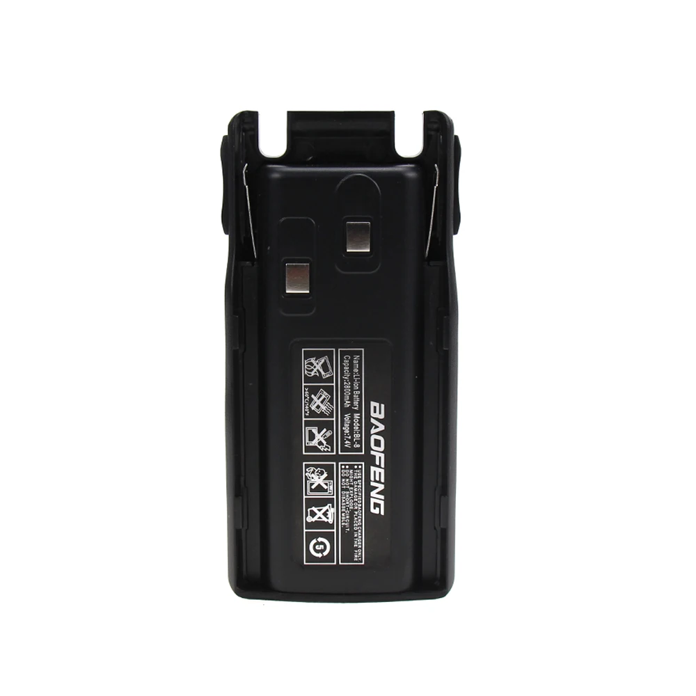 2X BaoFeng оригинальная замена Батарея BL-8 для Baofeng UV-82 UV-82L UV-8D UV-89 UV-82HP UV-82HX