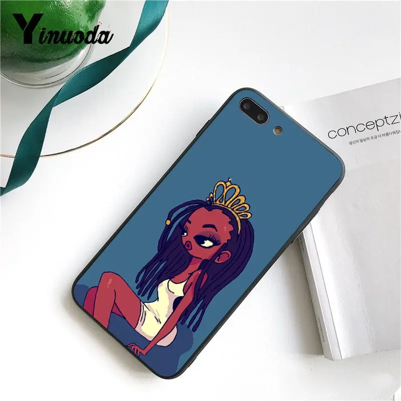 Melanin sticker Poppin Aba Queen Black Girl