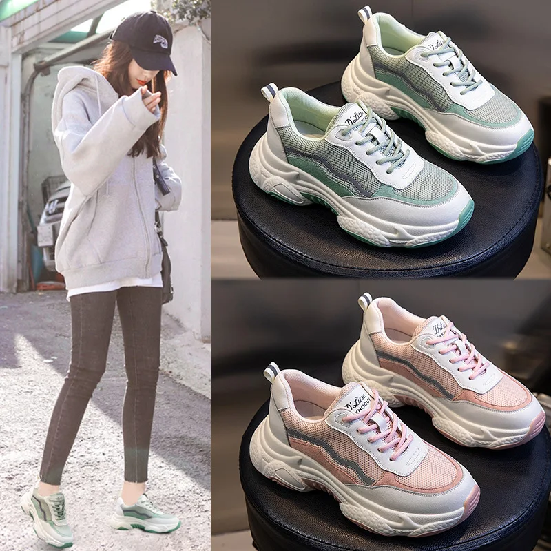 womens white leather platform sneakers
