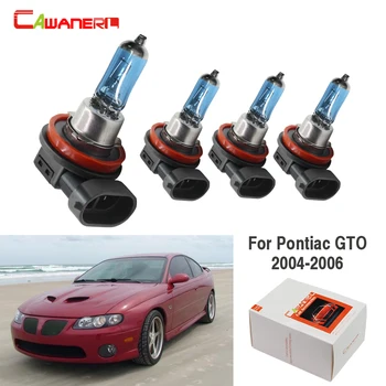

Cawanerl 2 Pair 100W H9 H11 Car Light Halogen Lamp Headlight High Low Beam 12V Styling For Pontiac GTO Coupe 2004-2006