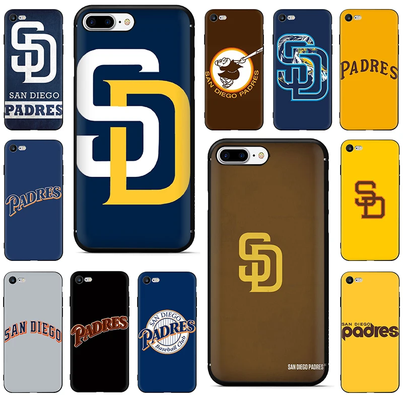 Мягкий силиконовый чехол из ТПУ для iPhone 5 5S 6 6s 7 8 plus X XR XS 11 Pro Max, San Diego Padres