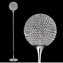 Высокое качество кристалл торшер люстры напольная подставка светильник ing lampada Da terra