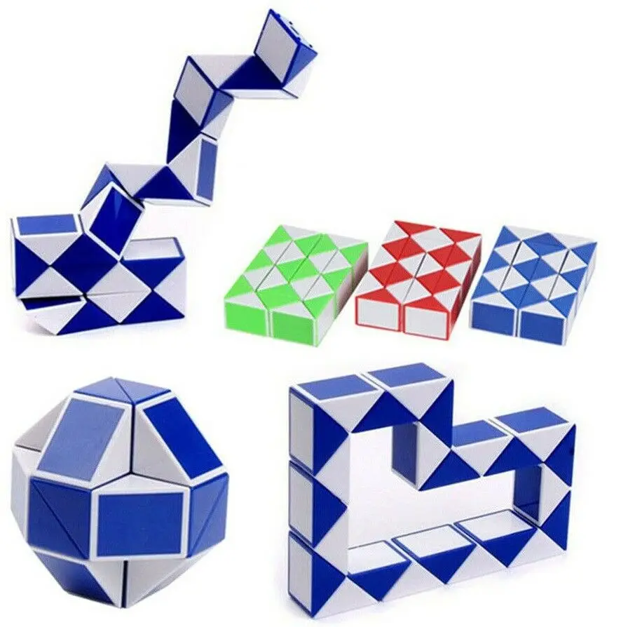 

MINI FIDGET SNAKE PUZZLE MAGIC CUBE BOYS ADHD STRESS BIRTHDAY PARTY TOY