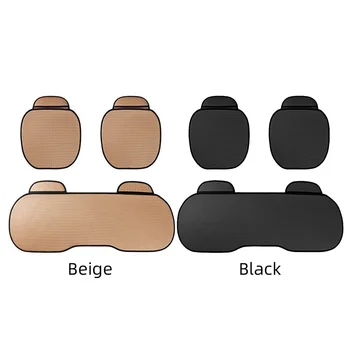 

2020 Durable Ice Silk Small Storage Bag Ventilated Seat Cushion Auto 3 Piece Set Car Cool Down Heat Dissipation Seat Cushion