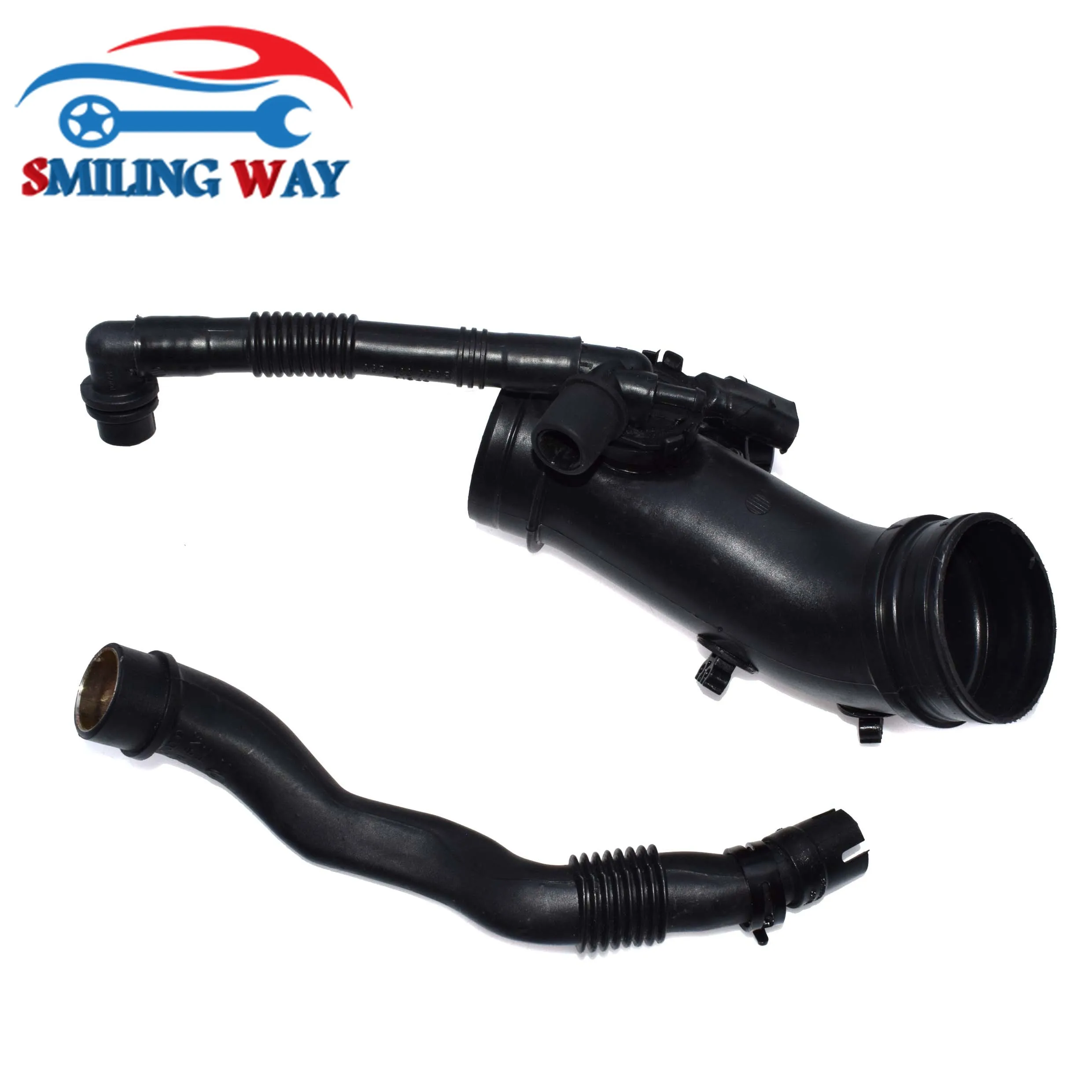 Air Intake Filter & Crankcase Oil Breather Hose Pipe For Audi A4 Vw Passat Skoda Superb I Opel