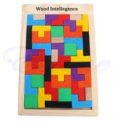 1 комплект тетрис пентомино из твердой древесины головоломки «умный» деревянный игра игрушка подарок Y51E