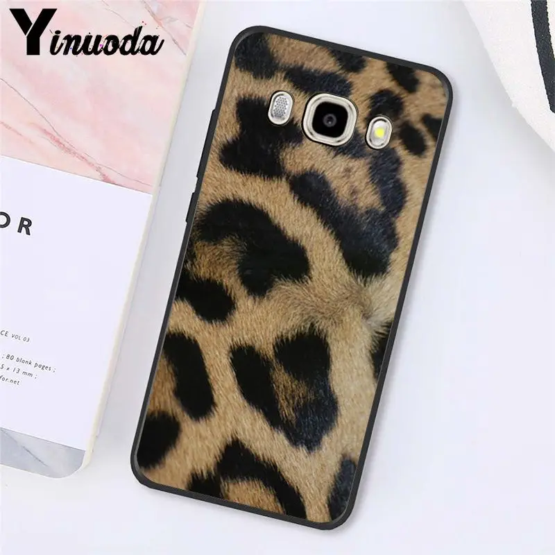 Yinuoda Модный чехол с леопардовым принтом Тигра для телефона samsung Galaxy J7 J6 J8 J4 J4Plus J7 DUO J7NEO J2 J5 Prime