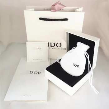 

5 suit Set of piece Pandoras Jewelry Packaging box paper Bag handbag for Gift Bracelet Bangles Rings Necklace Stud Earrings