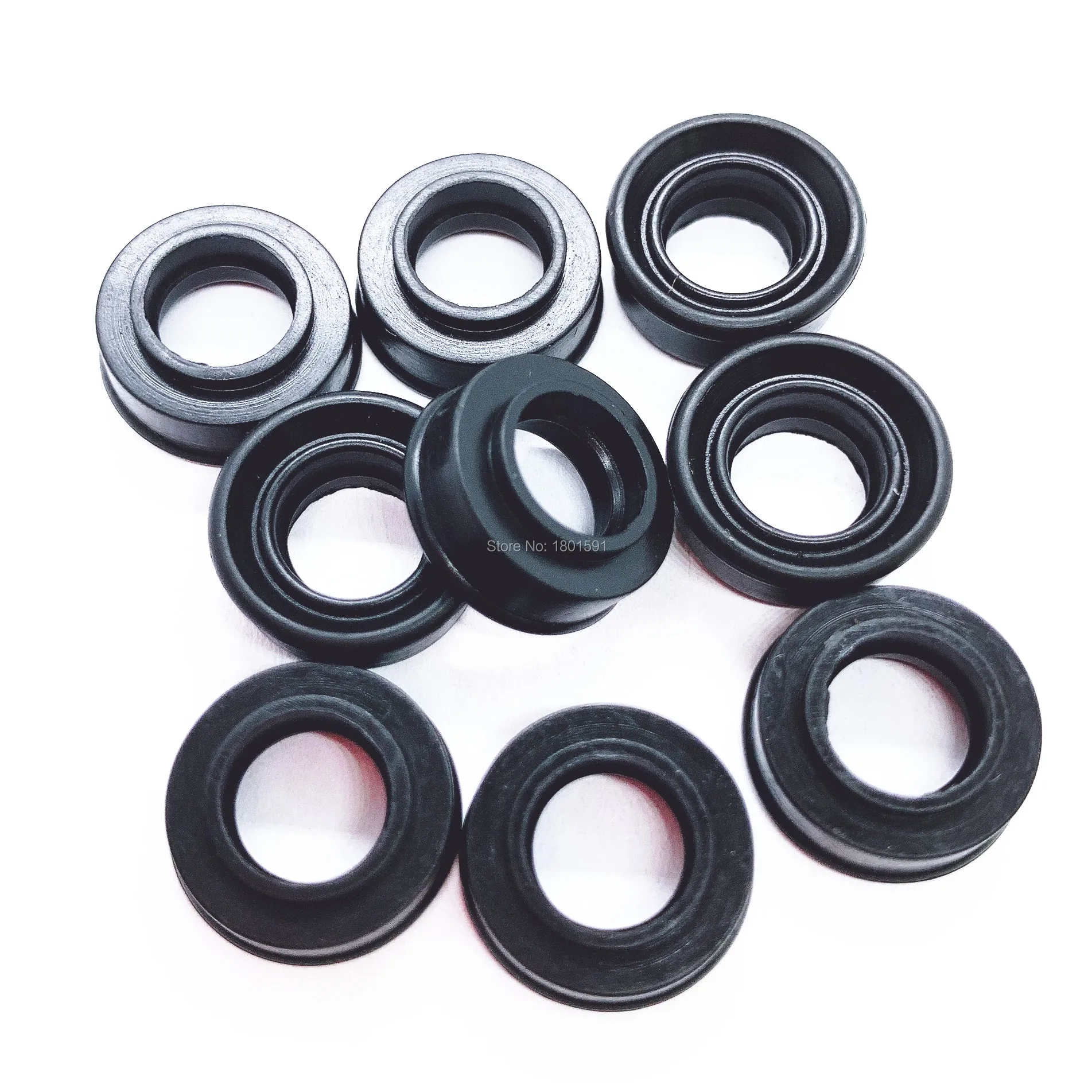 Rubber Lower Seals For Keihin Multiport Fuel Injector Repair Kits Parts For AY-S4016 Toyota