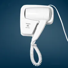 ITAS7737 гостиницы/бытовые Фены настенные подвесные воздуходувки практичный и красивый белый прочный удобный фен для волос высокой мощности