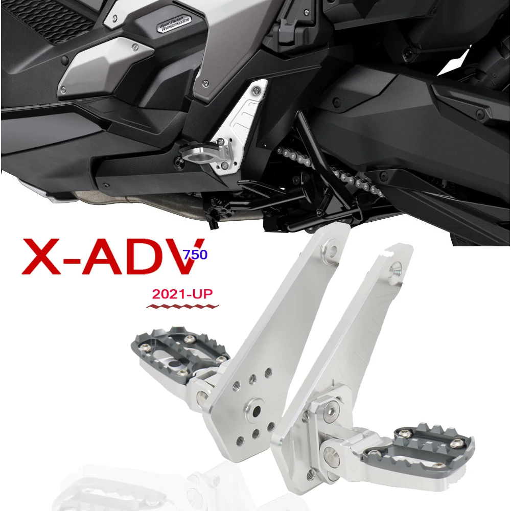 

NEW Folding Footrests Passenger Motorcycle Parts Rear Pedal Foot Pegs Stand 2021 For Honda XADV X-adv 750 XADV750