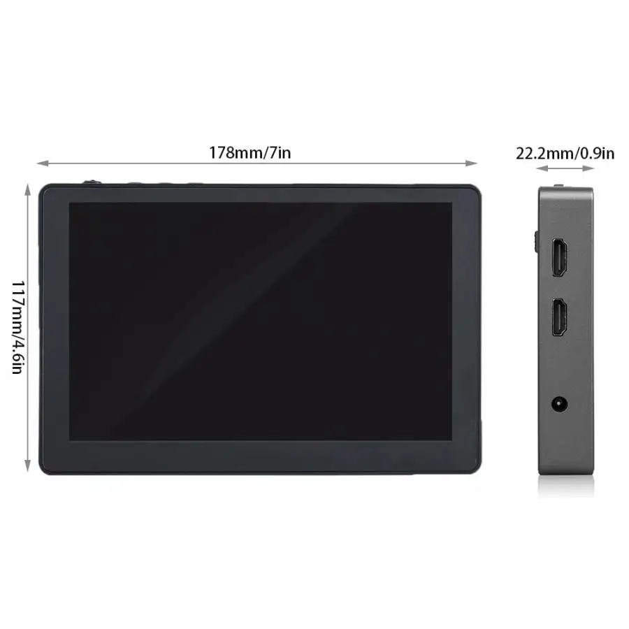 Bestview R7 7 дюймов 4 к HDMI монитор lcd Полное сенсорное управление на камеру видео DSLR полевой монитор для Canon Nikon sony Panasonic BMCC