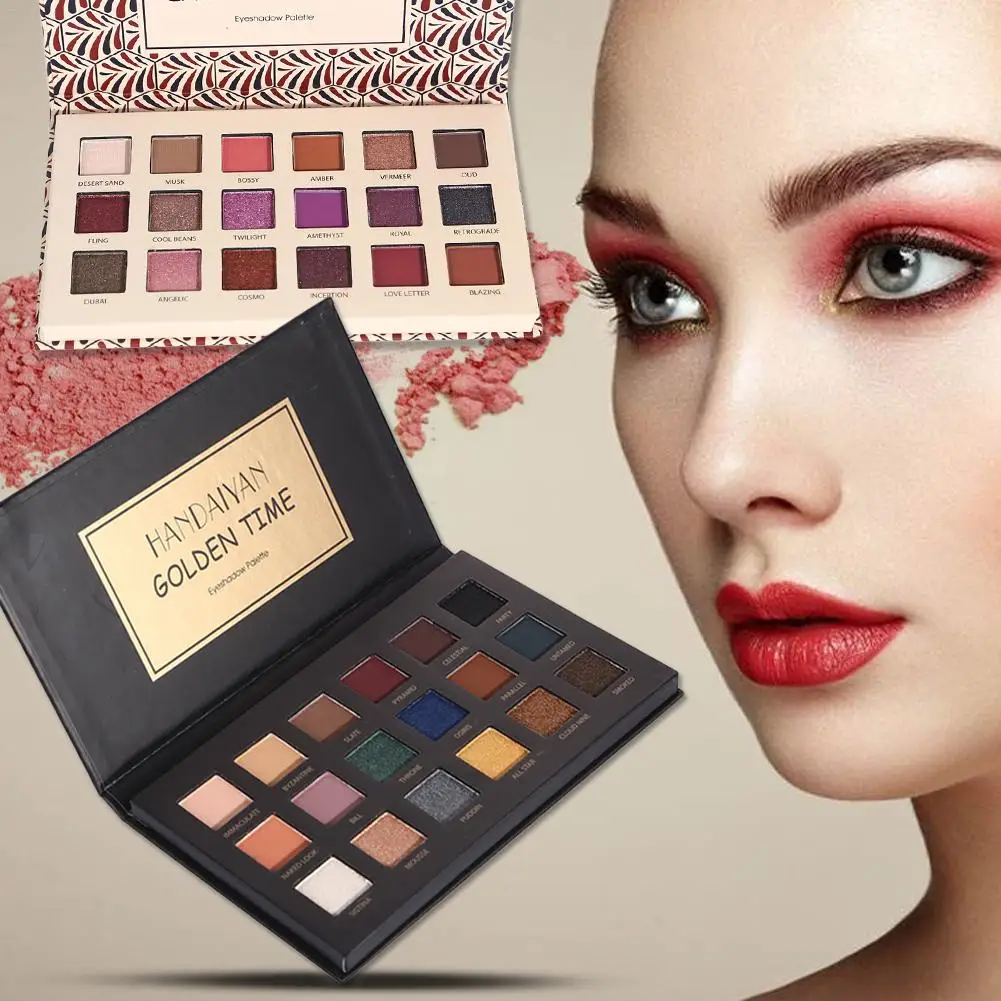 HANDAIYAN 18-color тени для век мерцающие палитра тон земли матовый цвет русалки