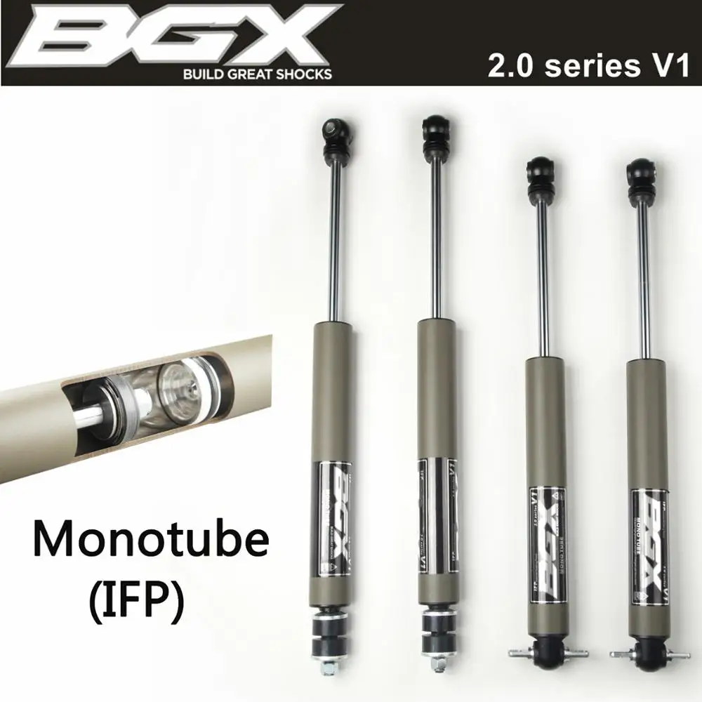

BGX MonoTube / IFP 2.0 Series V1 Shocks for 07-18 J-eep W-rangler JK 1.5-3.5" Lift