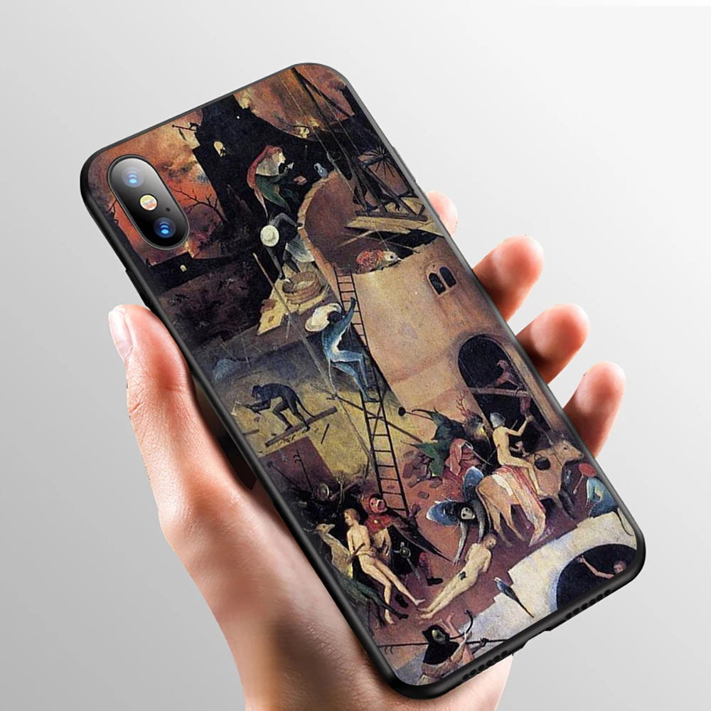 Hieronymus Bosch Мягкий силиконовый чехол для телефона чехол для iPhone 5 5S SE 6 6S 7 8 plus X XR XS 11 Pro Max