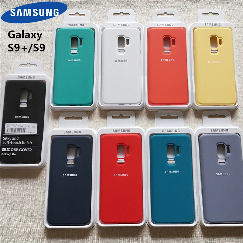 Оригинальный Стильный чехол для Samsung Galaxy S9 + Ofiice из жидкого силикона шелковистая
