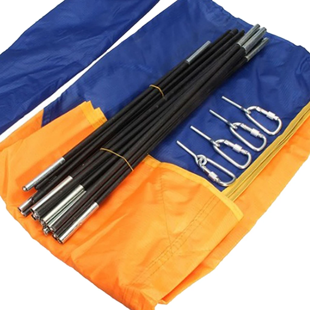 2-4Person Inflatable Boat Kayak Canopy Awning Sun Shelter Waterproof Tent Camping Shelters Tents Shelters Fishing Equipment