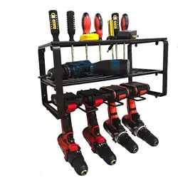 Support mural pour outils électriques, outil de réparation automobile, perceuse, tournevis, porte outil, armoire, rangement, Garage, nouveau 