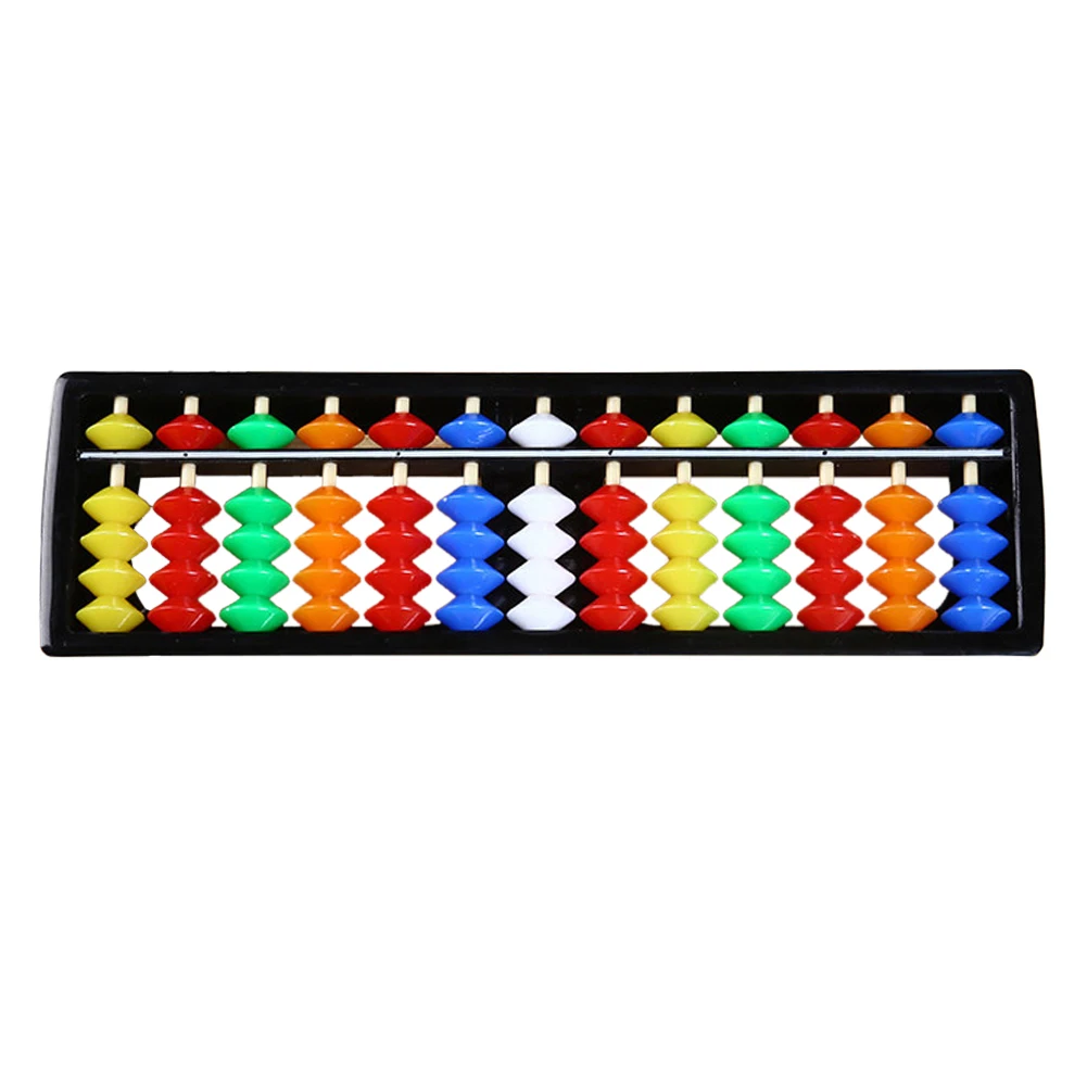 Student Arithmetic Calculating Tool Unisex Gift Colorful Children Abacus ABS Educational 13 Rods Soroban Math Toys Kids Beads