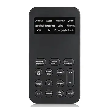 

Hot Sale Professional Mini Voice Changer Universal Sound Card For Mobile Computer Voice Recording Game