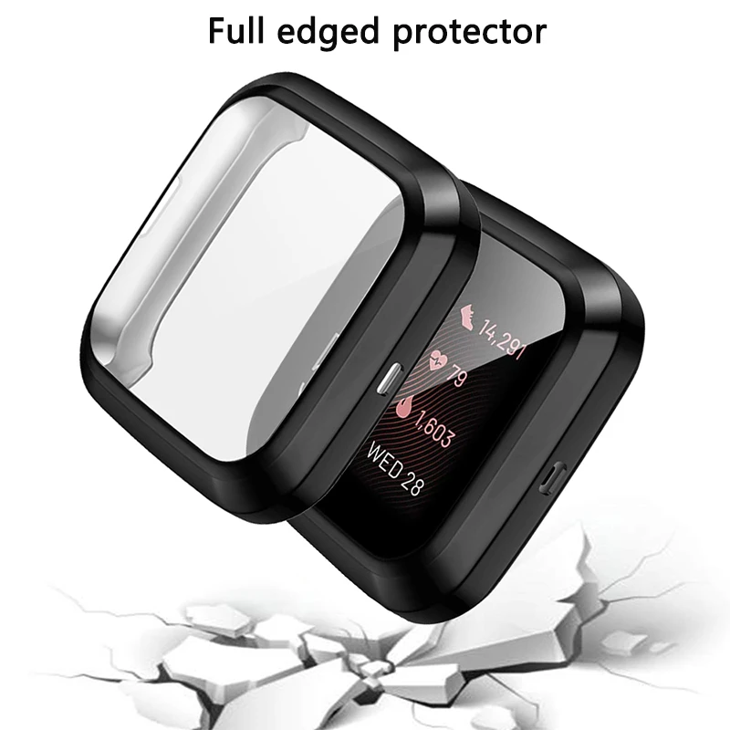  Protective cover for Fitbit versa 2 smart watch case full edged protector anti shock with screen fi - 4000268759788