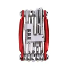 15 в 1 Набор инструментов для ремонта велосипеда набор инструментов для ремонта велосипеда гаечный ключ цепь отвертки велосипед из углеродистой стали многофункциональный инструмент