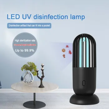 

Mask Disinfection Ozone UV Lamp Bulb Ultraviolet Lamps UVC Germicidal Light For Home Use Portable USB Charging Lamp