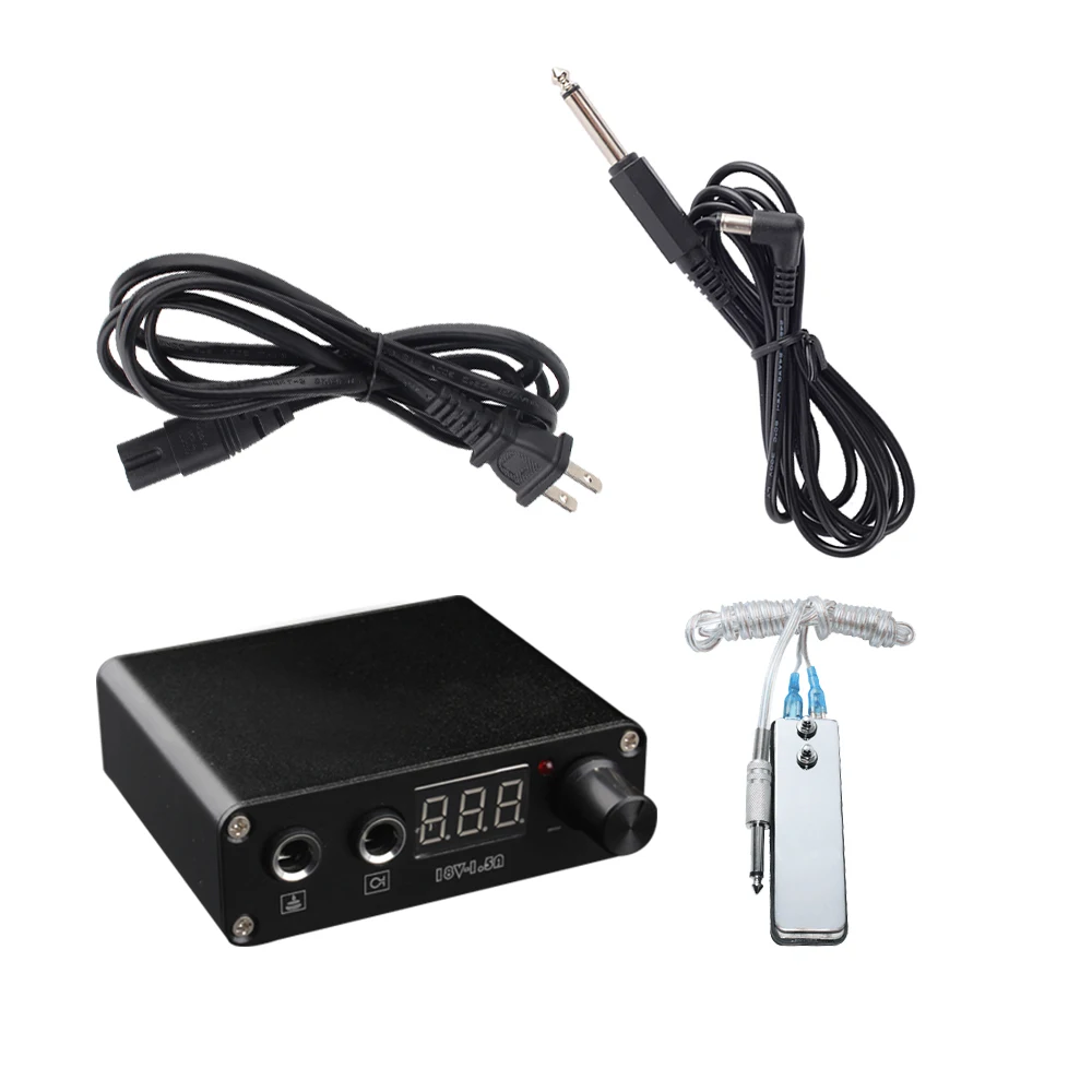 High Quality Tattoo Kit With 8th generation Rotary Pen Tattoo Cartridge Needle LCD Mini Power Equipment Supplies