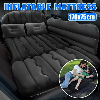 

Car air bed split car inflatable bed traveling bed car mattress SUV trunk mattress car mattress back seat with pump sleep rest