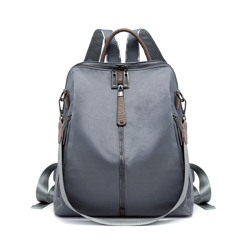 

New Fashion Nylon Waterproof Travel Backpack Women High Capacity School Backpack For Teenagers Girls Casual Wild Shoulder Bags