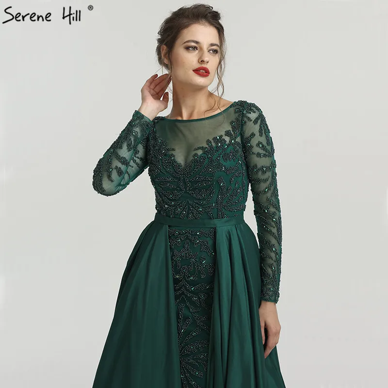 2020 сексуальное прозрачное женское платье с бисером мусульманское для выпускного