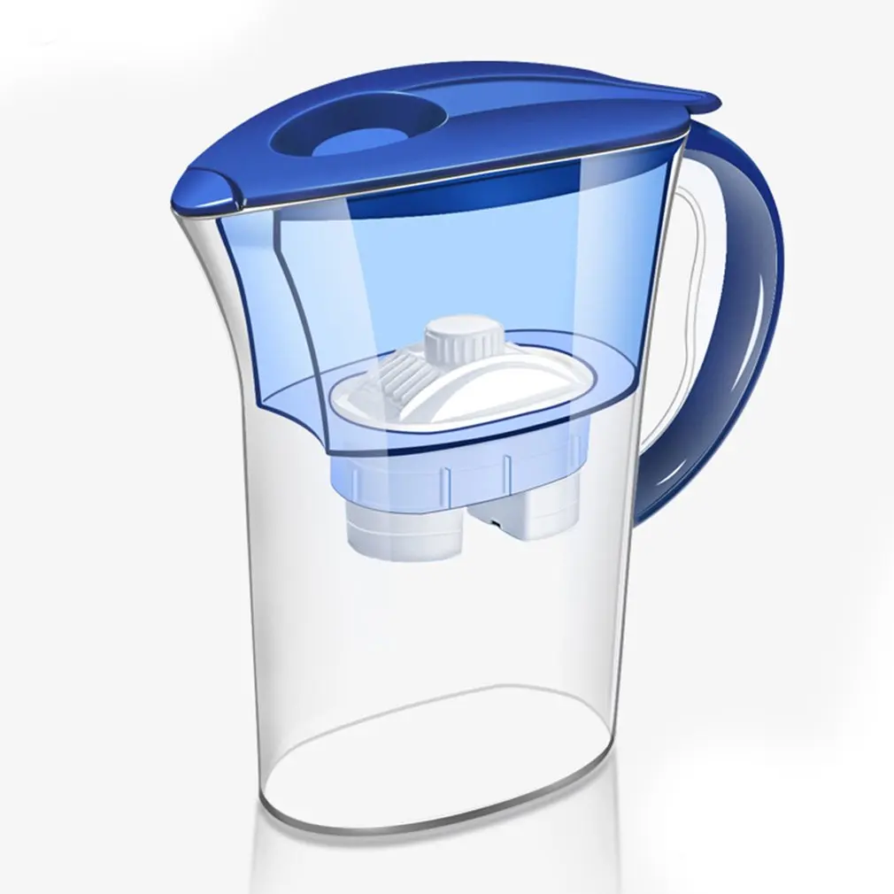 

Water Filter Jug Kettle Sterilization Multi Effect Filter With Refill Cartridge Activated Carbon Home Office Drinkware Purifier