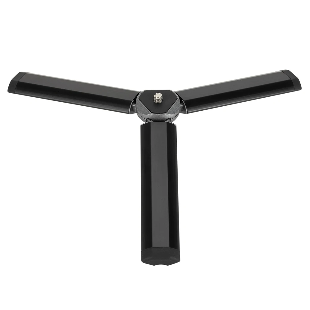 JINTU Mini Aluminium Alloy Heavy Load Folding 1/4'' Screw Tripod Accessory for Camera Gimbal Tripode Camaras Profesional Monopod