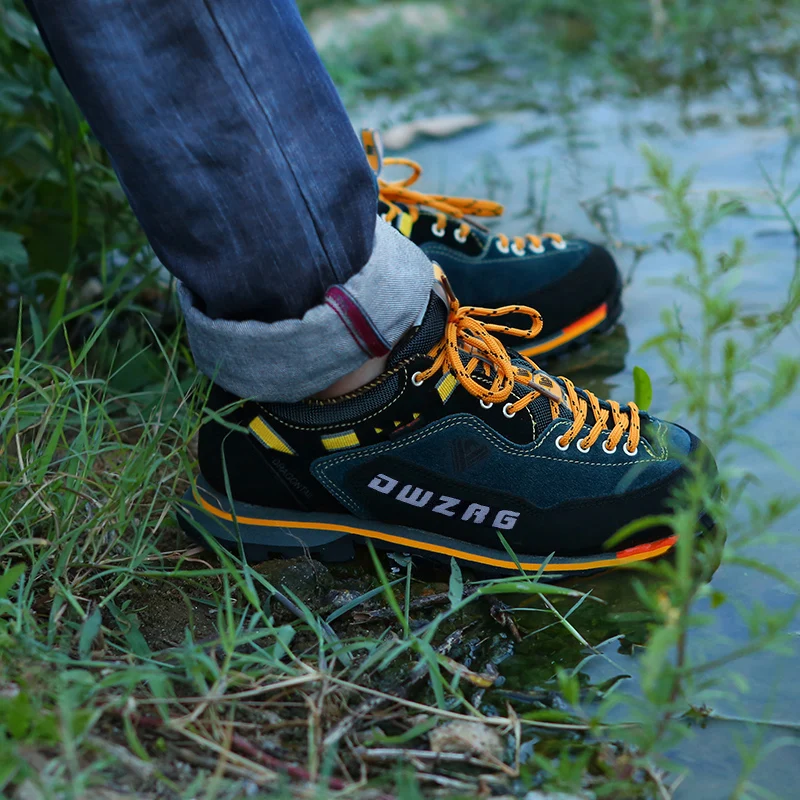 2019 Waterproof Hiking Shoes Mountain Climbing Shoes Outdoor Hiking Boots Trekking Sport Sneakers Men Hunting Trekking