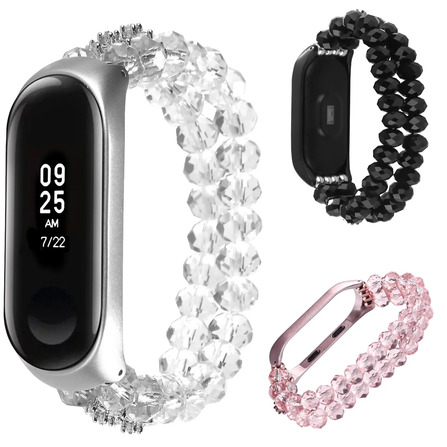 

Jewelry Bracelet Transparent For Xiao Mi 3 Smart Match Ladies Luxury Replacement Wristband Women